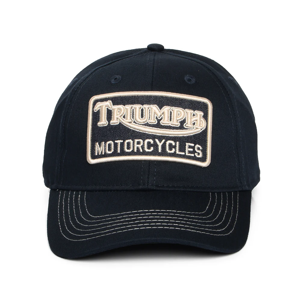Triumph Motorcycles Forecourt Baseball Cap aus Baumwolle - Indigo - Image 2