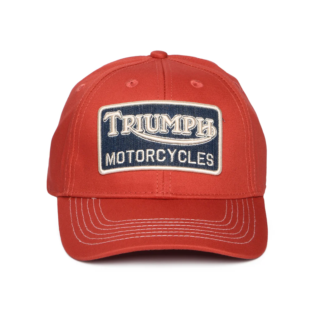 Triumph Motorcycles Forecourt Baseball Cap aus Baumwolle - Rostrot - Image 2