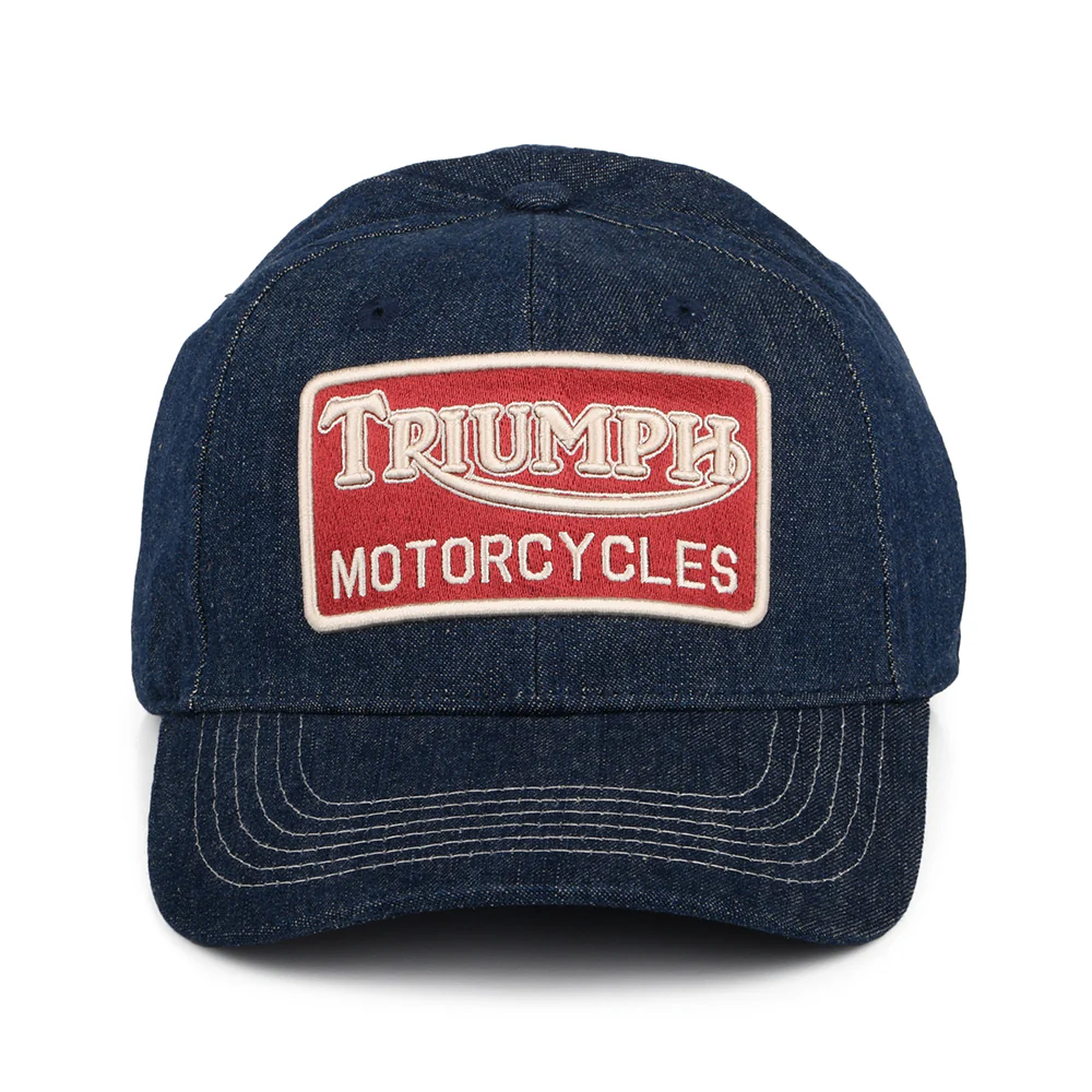 Triumph Motorcycles Forecourt Denim Baseball Cap - Blau - Image 2