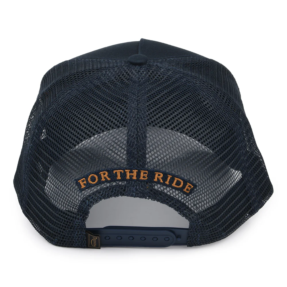 Triumph Motorcycles Oil Trucker Cap - Marineblau - Image 3