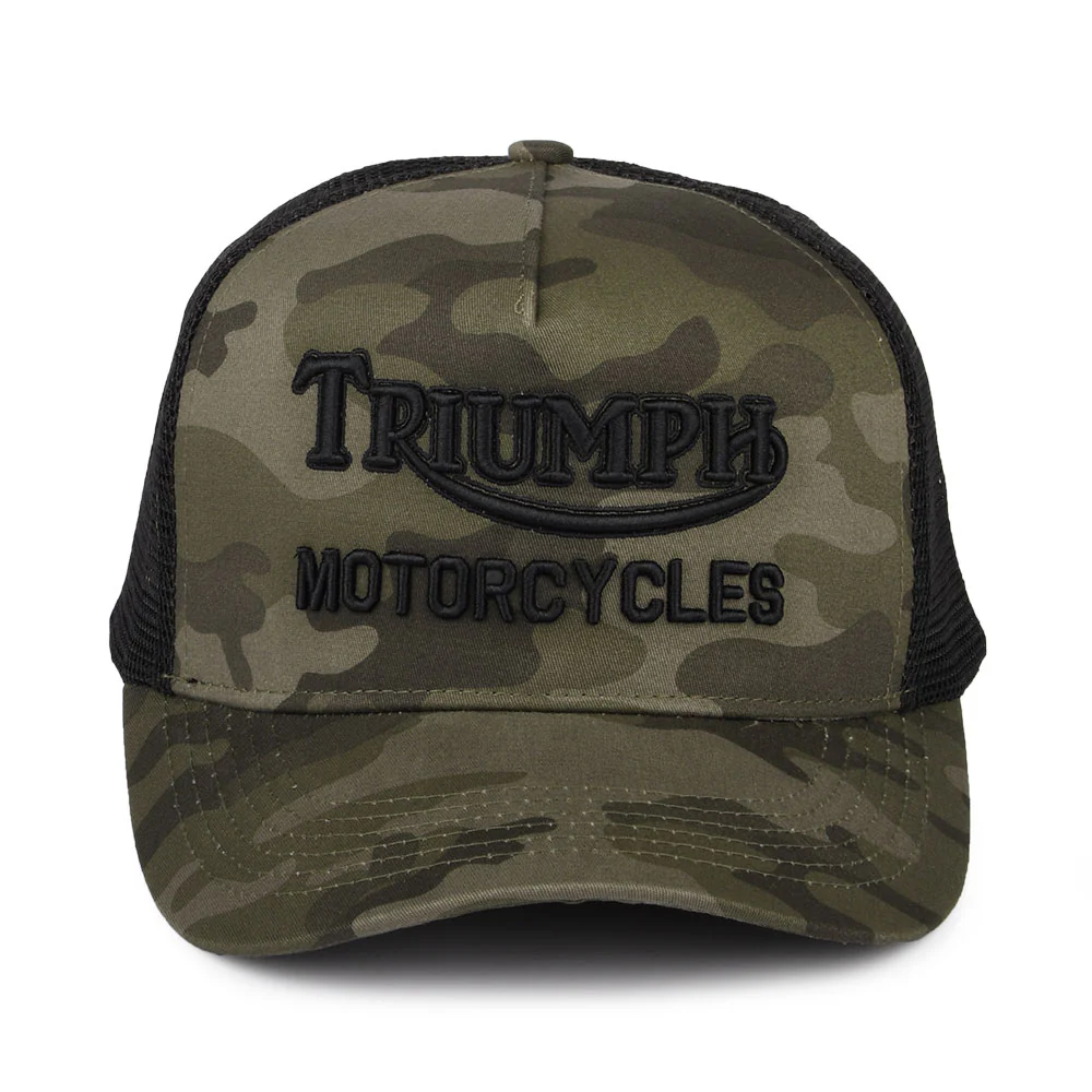 Triumph Motorcycles Oil Trucker Cap - Tarnfarben - Image 2