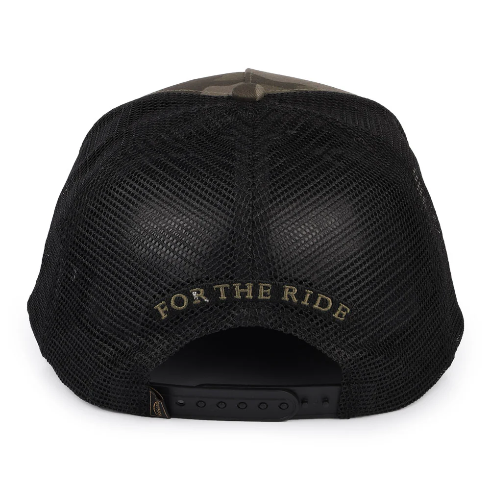Triumph Motorcycles Oil Trucker Cap - Tarnfarben - Image 3