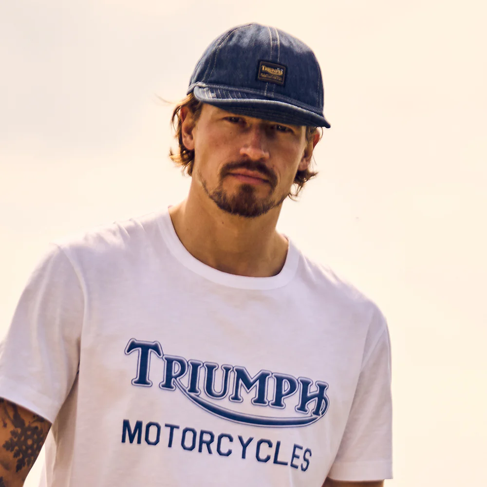 Triumph Motorcycles Oilys Feldmütze II aus Baumwolle - Denim - Image 10