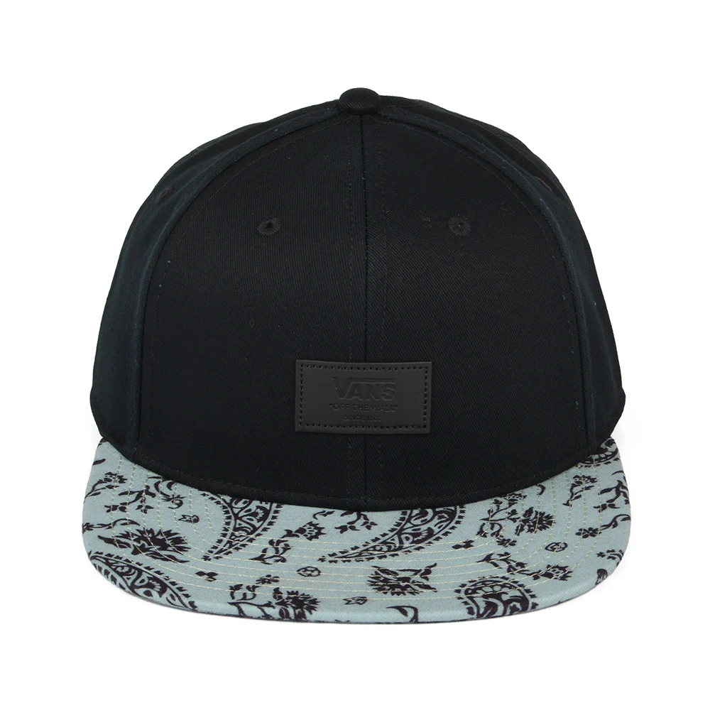 Vans Allover It Snapback Cap mit Paisleymuster - Schwarz-Grün - Image 2