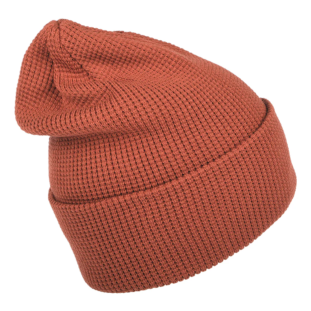 Vans Beanie Mütze im Waffelstrickmuster - Rostrot - Image 2
