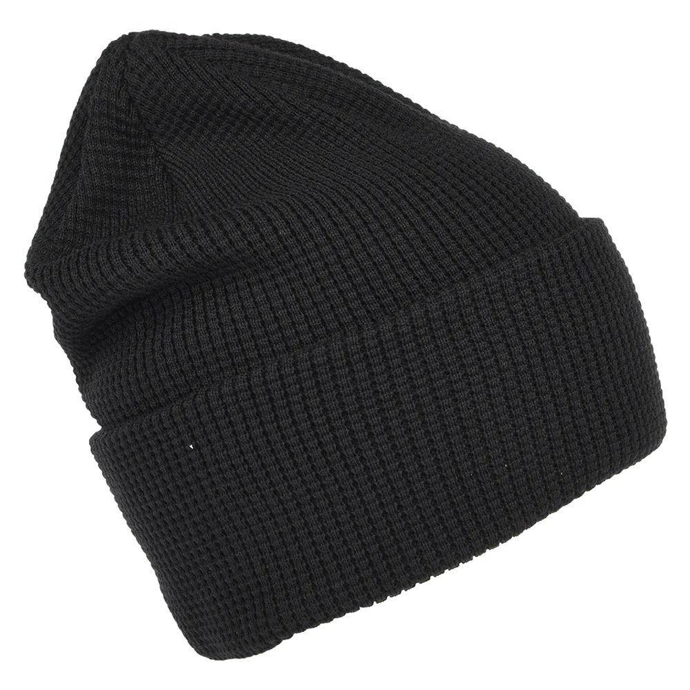 Vans Beanie Mütze im Waffelstrickmuster - Schwarz - Image 2