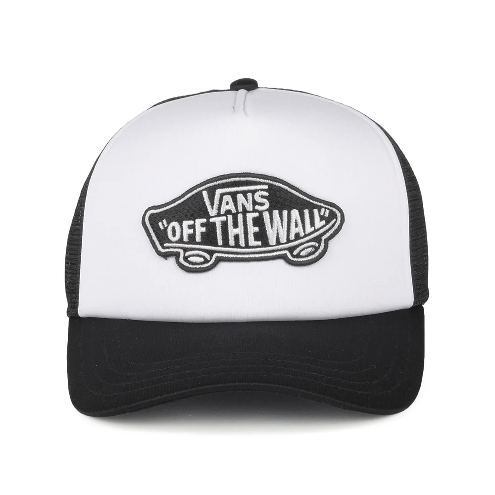 Vans Classic Patch Curved Brim Trucker Cap - Schwarz-Weiß - Image 2