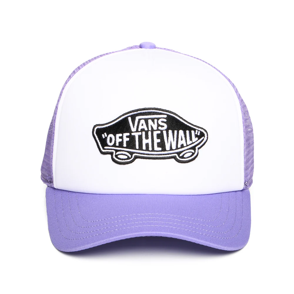 Vans Classic Patch Curved Brim Trucker Cap - Weiß-Fliederfarben - Image 2