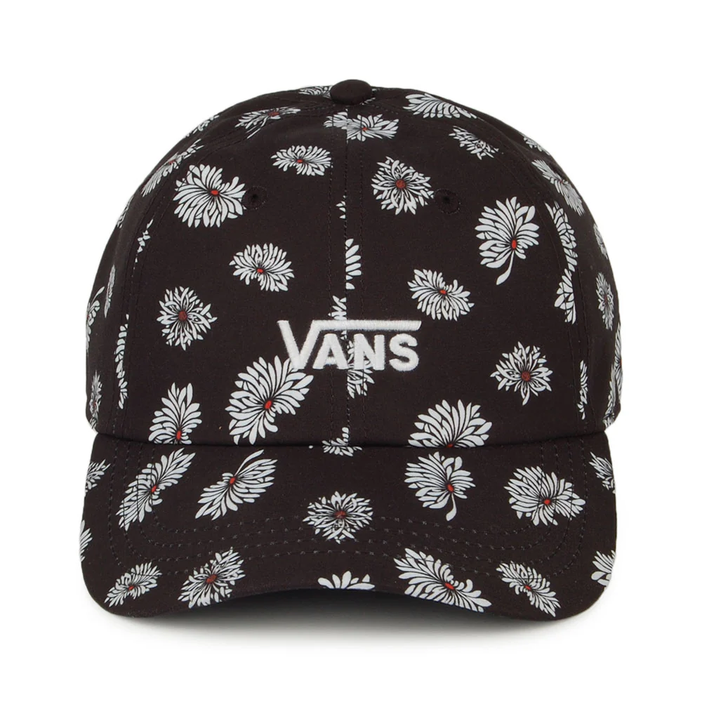 Vans Court Side Printed Daisy Baseball Cap - Schwarz-Weiß - Image 2