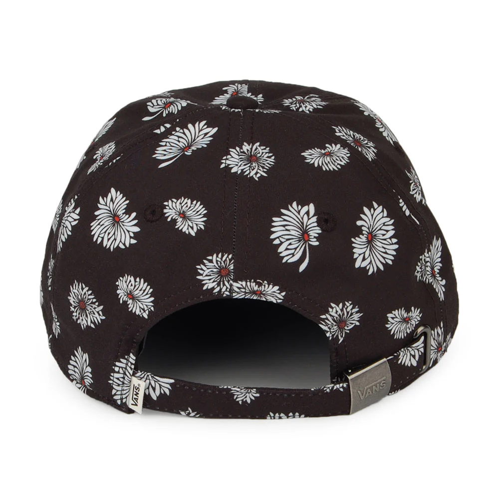 Vans Court Side Printed Daisy Baseball Cap - Schwarz-Weiß - Image 3