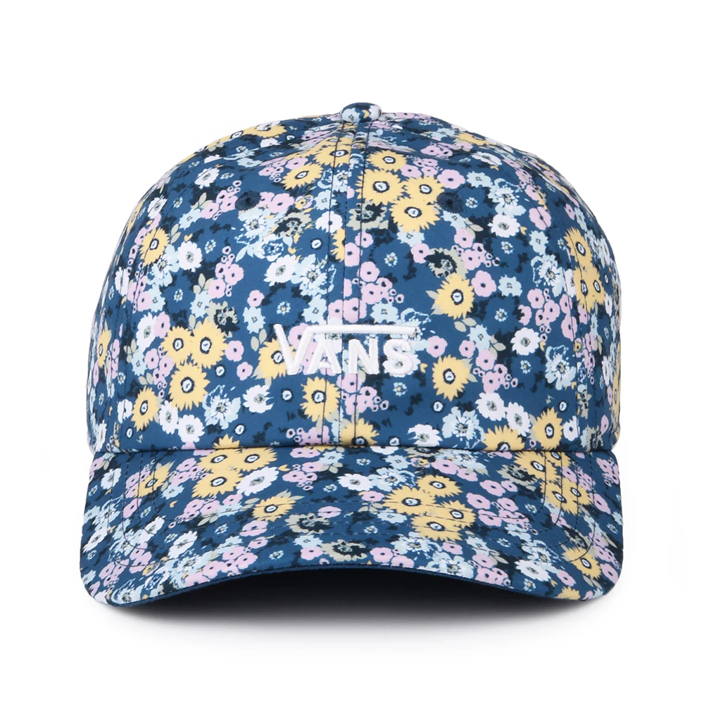 Vans Court Side Printed Deco Ditsy Baseball Cap - Blau-Gelb - Image 2