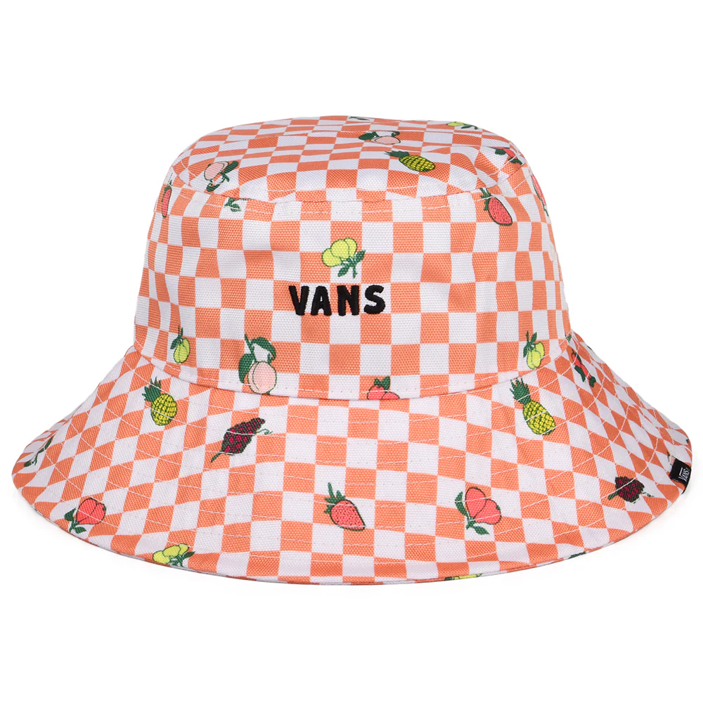 Vans Damen Retrospectator Fischerhut mit Karomuster - Weiß - Image 2