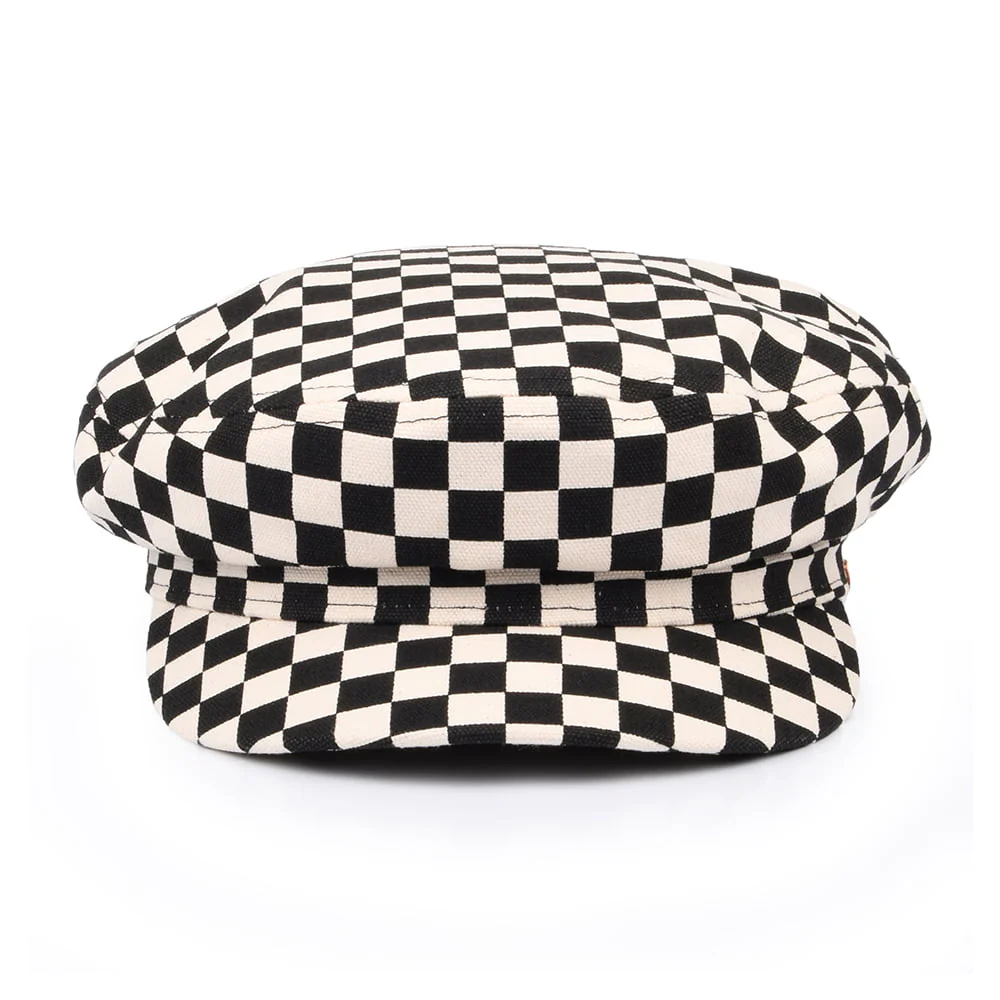 Vans Damen Utility Bakerboy Ballonmütze Schachbrett - Schwarz-Weiß - Image 2
