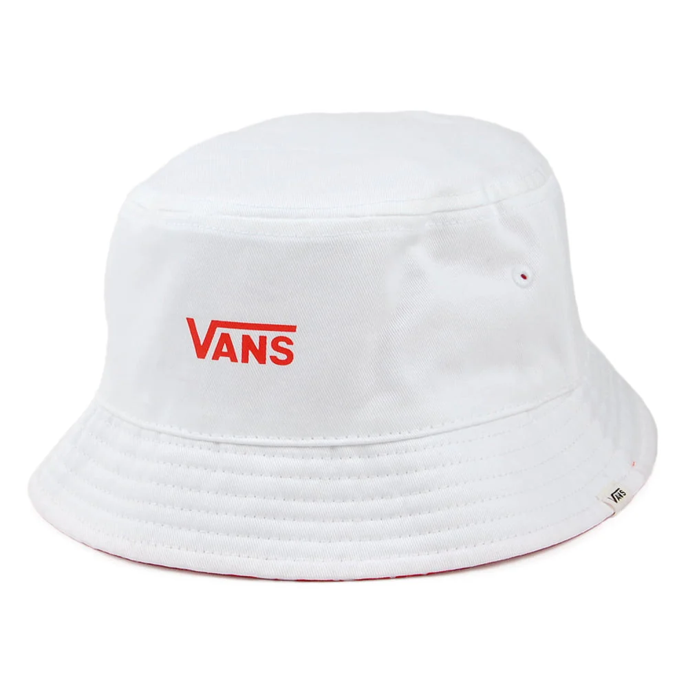 Vans Delux Hankley Wendbarer Fischerhut - Rot-Weiß - Image 2