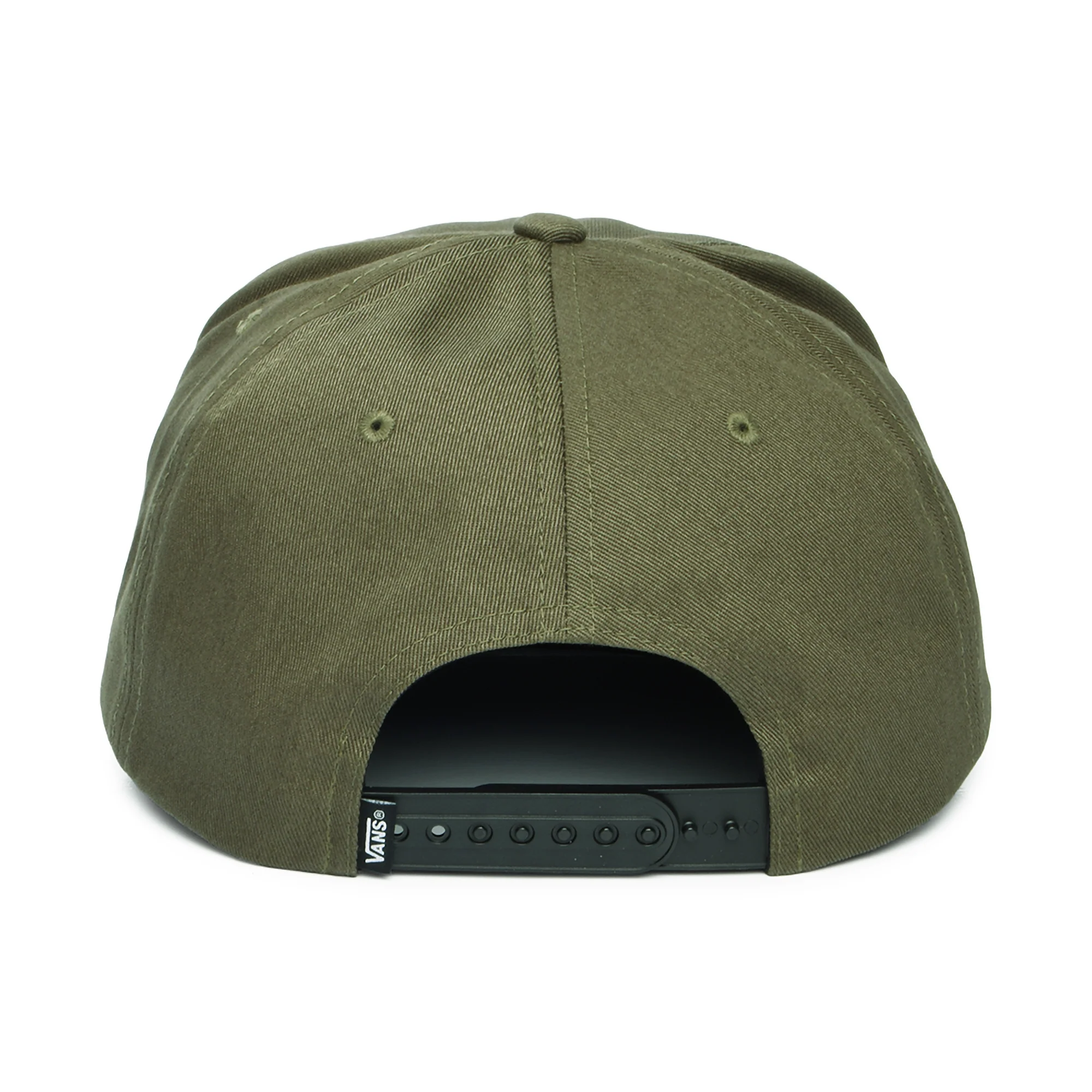 Vans Drop V Log Curved Brim Snapback Cap - Olivgrün-Schwarz - Image 3