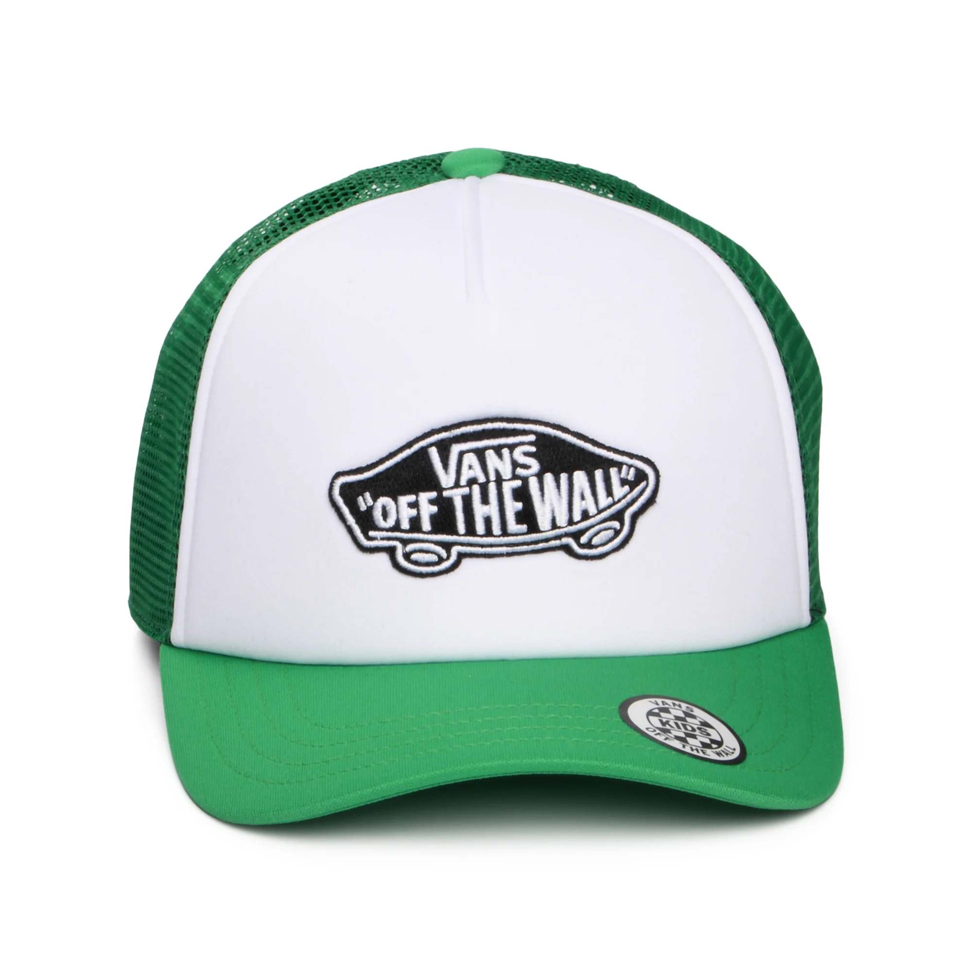Vans Kinder Classic Patch Curved Brim Trucker Cap - Weiß-Knallgrün - Image 2