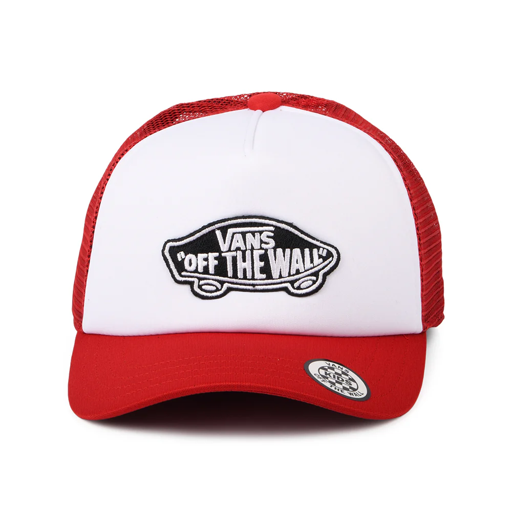 Vans Kinder Classic Patch Curved Brim Trucker Cap - Weiß-Rot - Image 2