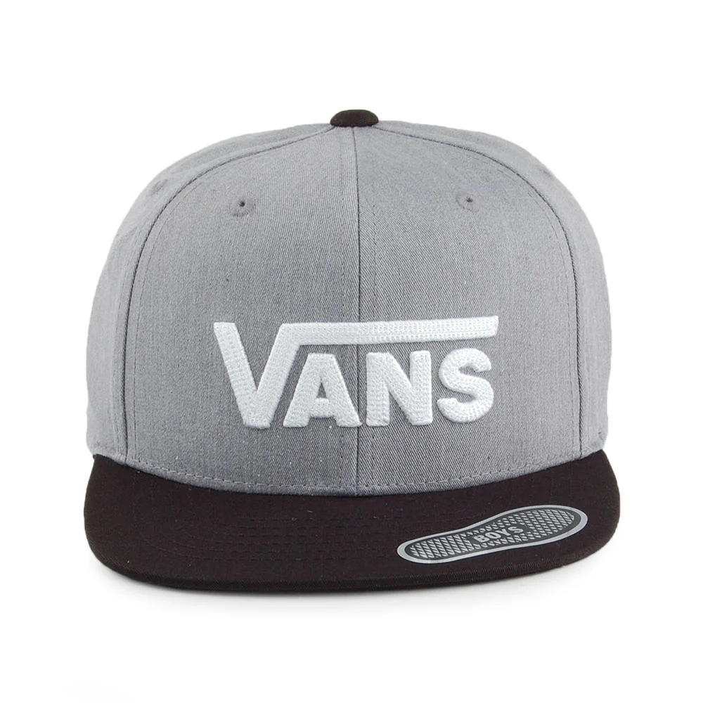 Vans Kinder Drop V II Snapback Cap - Grau-Schwarz - Image 2