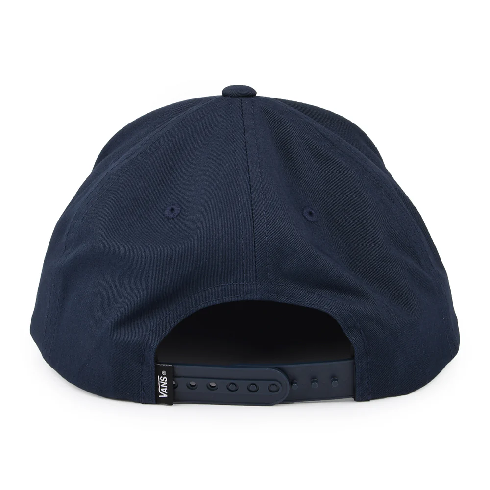 Vans Kinder Drop V II Snapback Cap - Marineblau-Neongelb - Image 3