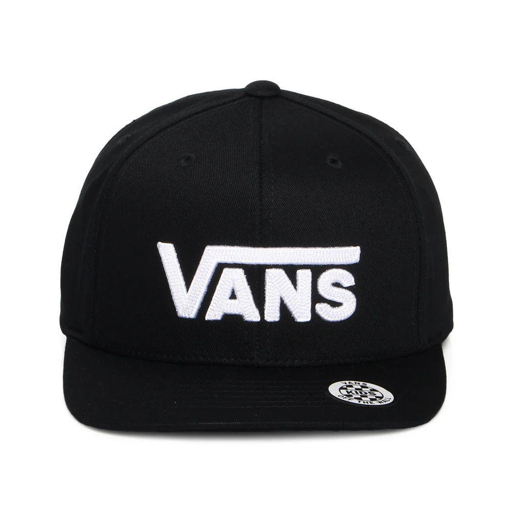 Vans Kinder Drop V II Snapback Cap - Schwarz-Weiß - Image 2