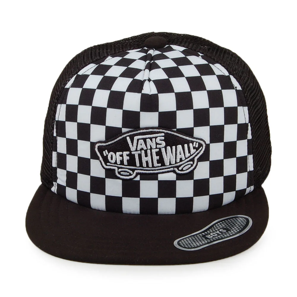 Vans Kinder Schachbrett Trucker Cap Classic Patch - Schwarz-Weiß - Image 2