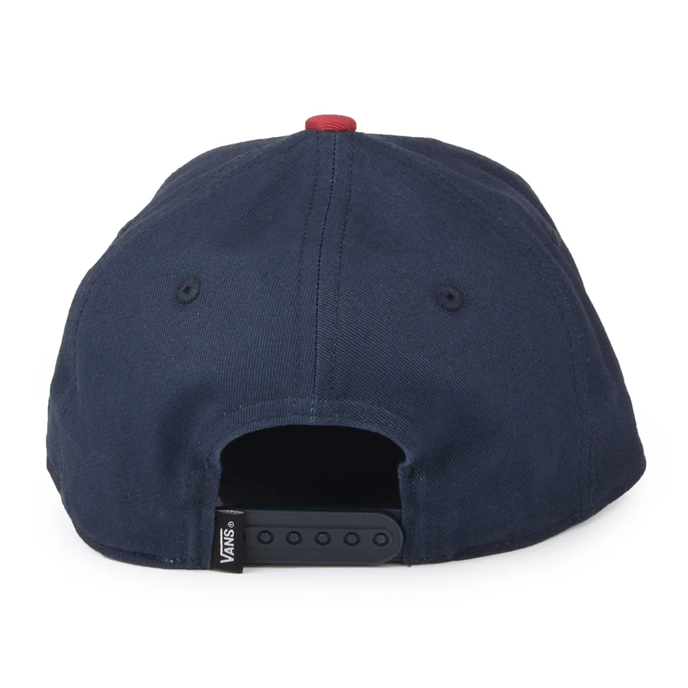 Vans Kinder Skate Authentic Snapback Cap - Marineblau-Weinrot - Image 3