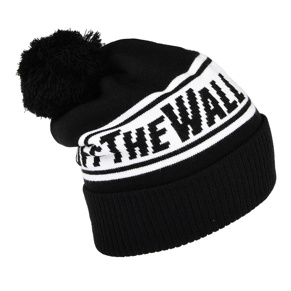 Vans Off The Wall Bommelmütze - Schwarz-Weiß - Image 2
