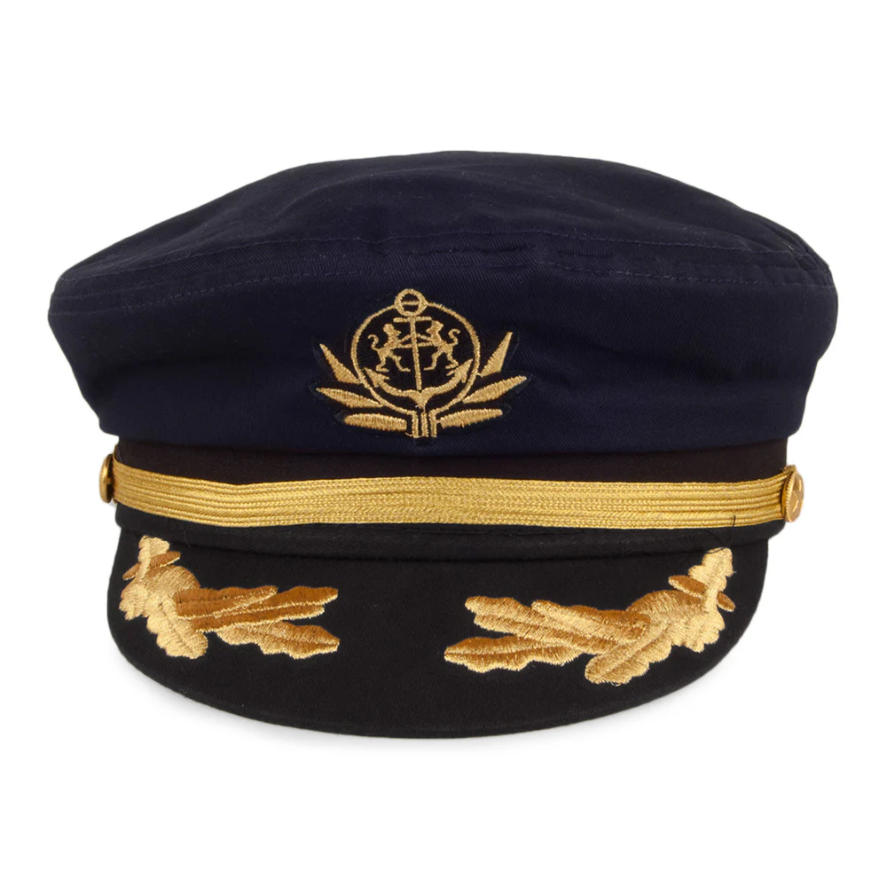 Village Hats Yacht Kapitänsmütze - Marineblau - Image 2