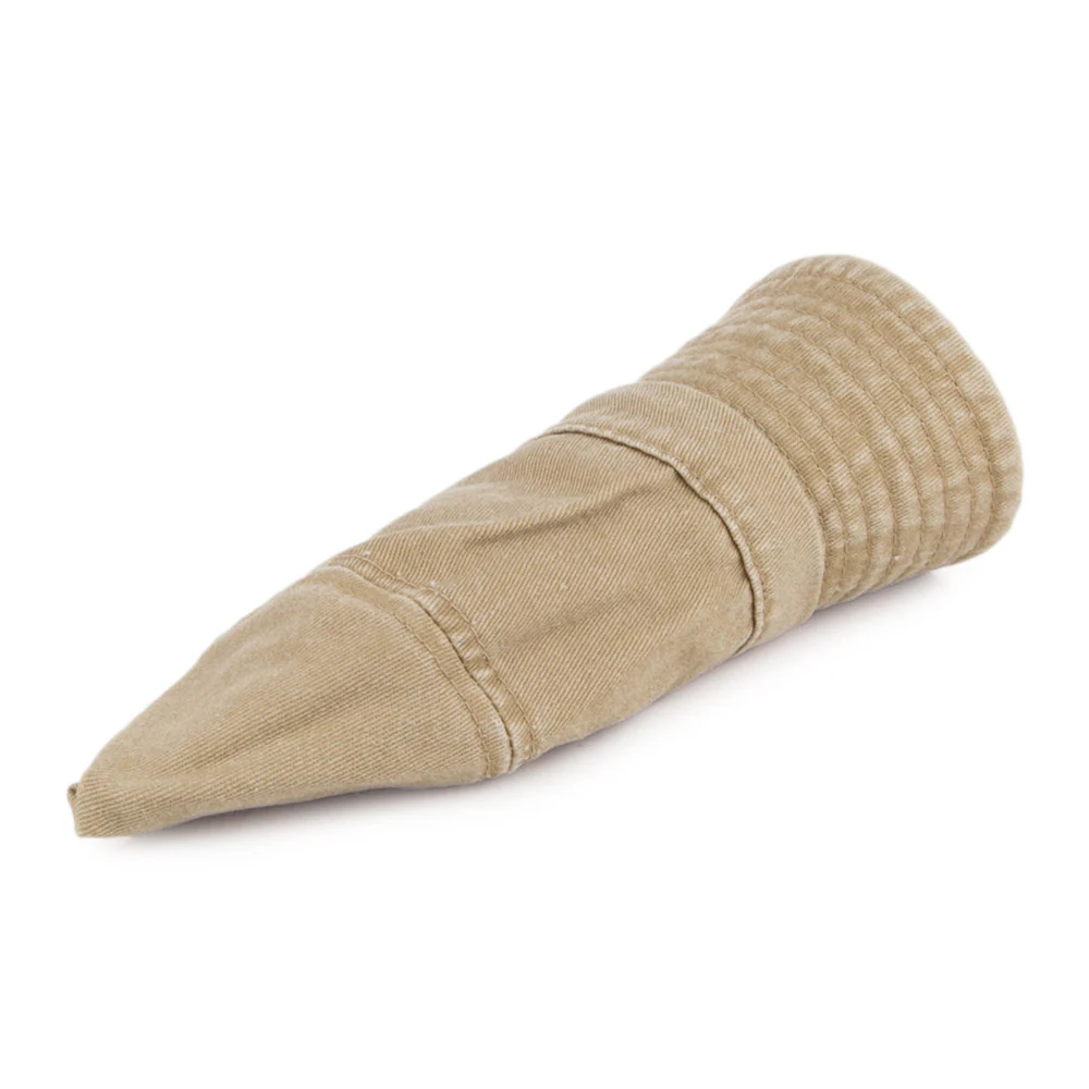 Village Hats Packbarer Fischerhut aus Baumwolle - Khaki - Image 2