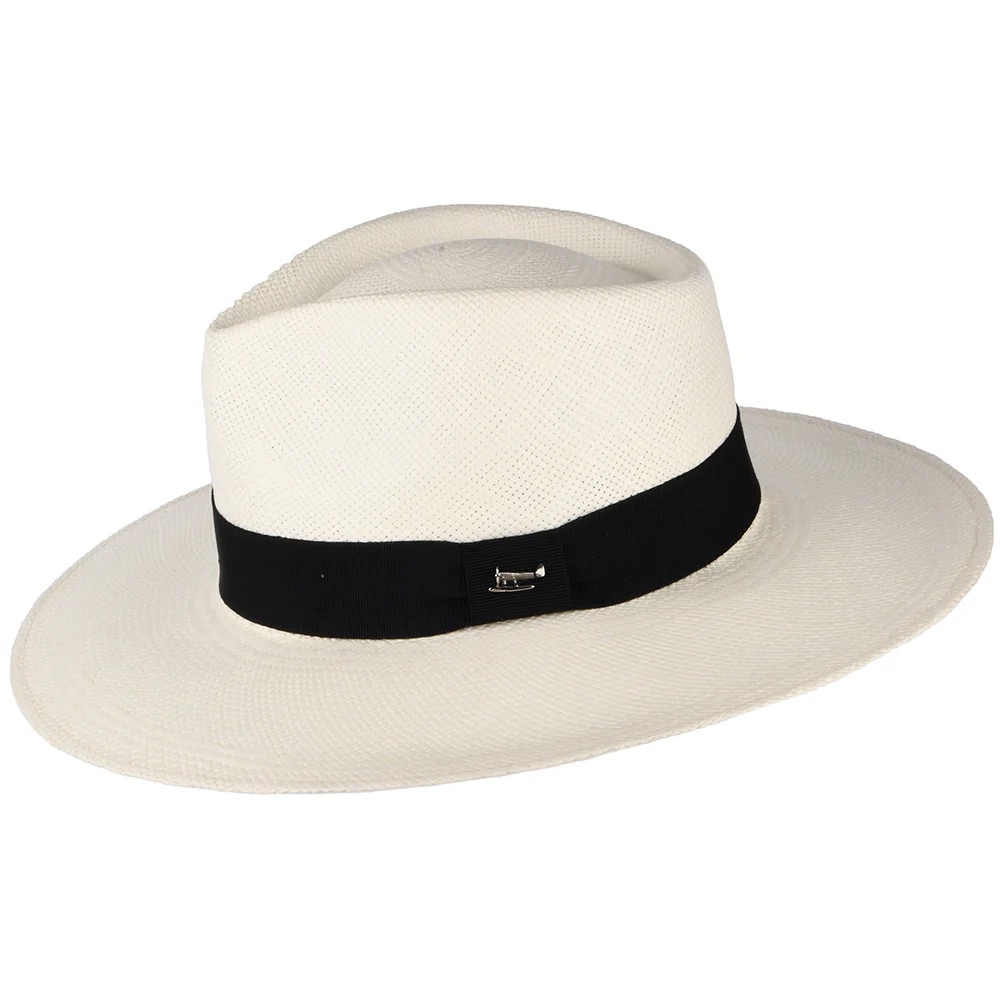 Whiteley Aintree Panama Fedora Hut - Perlweiß - Image 2