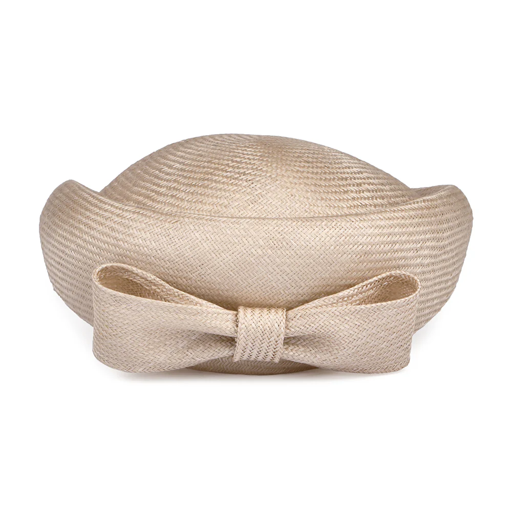 Whiteley Alexia Pillbox Hut aus Stroh - Beige - Image 2
