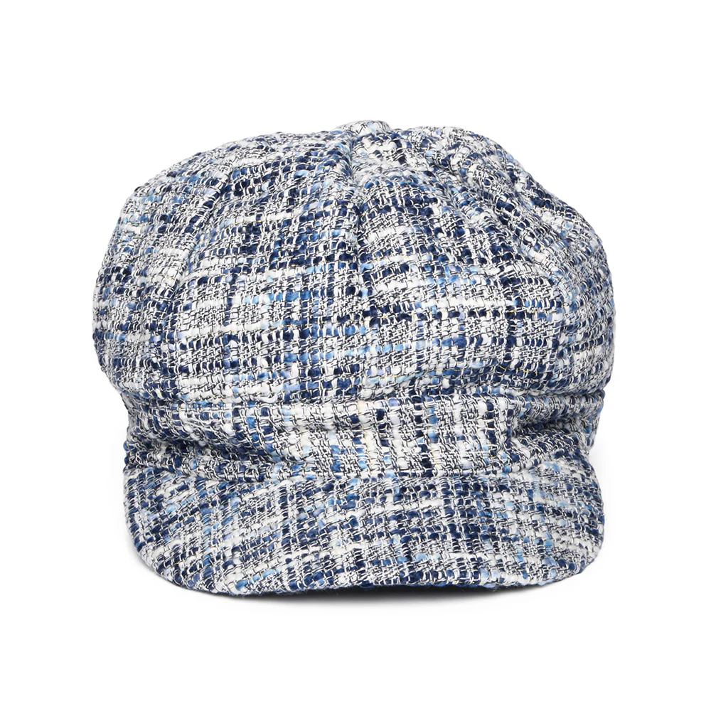 Whiteley Bakerboy Ballonmütze Tweed - Blau - Image 2