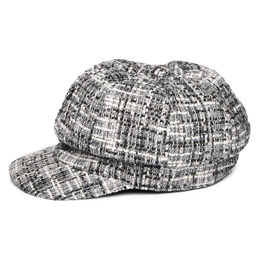 Whiteley Bakerboy Ballonmütze Tweed - Grau - Image 3