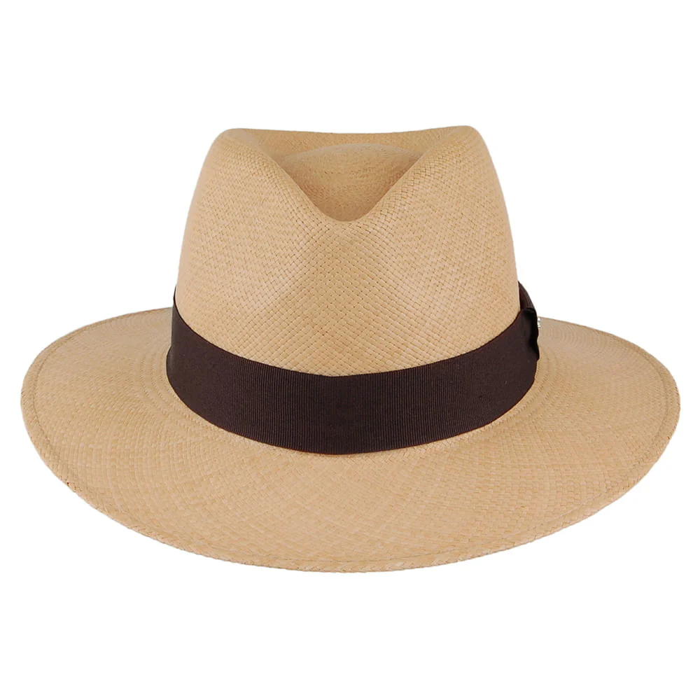 Whiteley Hamilton Panama Fedora Hut - Karamell - Image 3