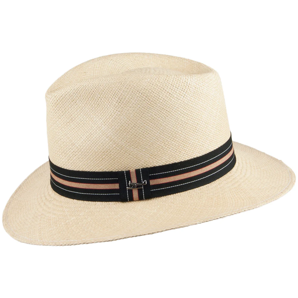Whitely Hut Portofina Panama Fedora - Natur - Image 2